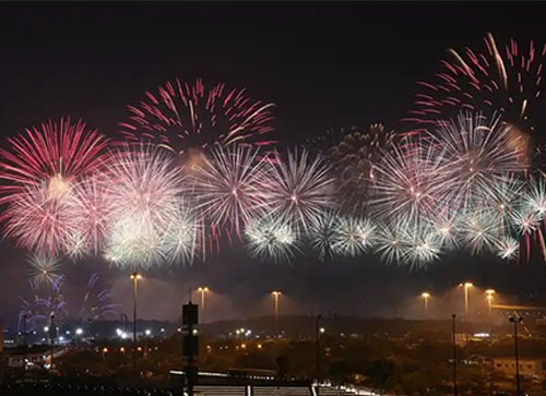 工布江达县焰火晚会